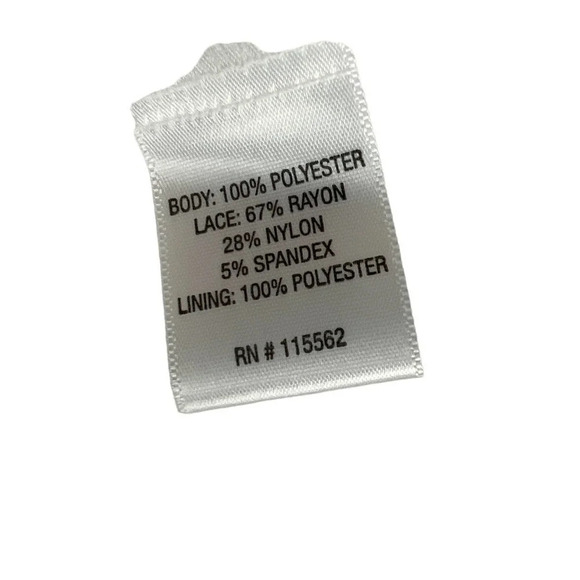 Disney Alice “Through the Looking Glass” White Floral Lace Dress Size Large - Picture 9 of 10